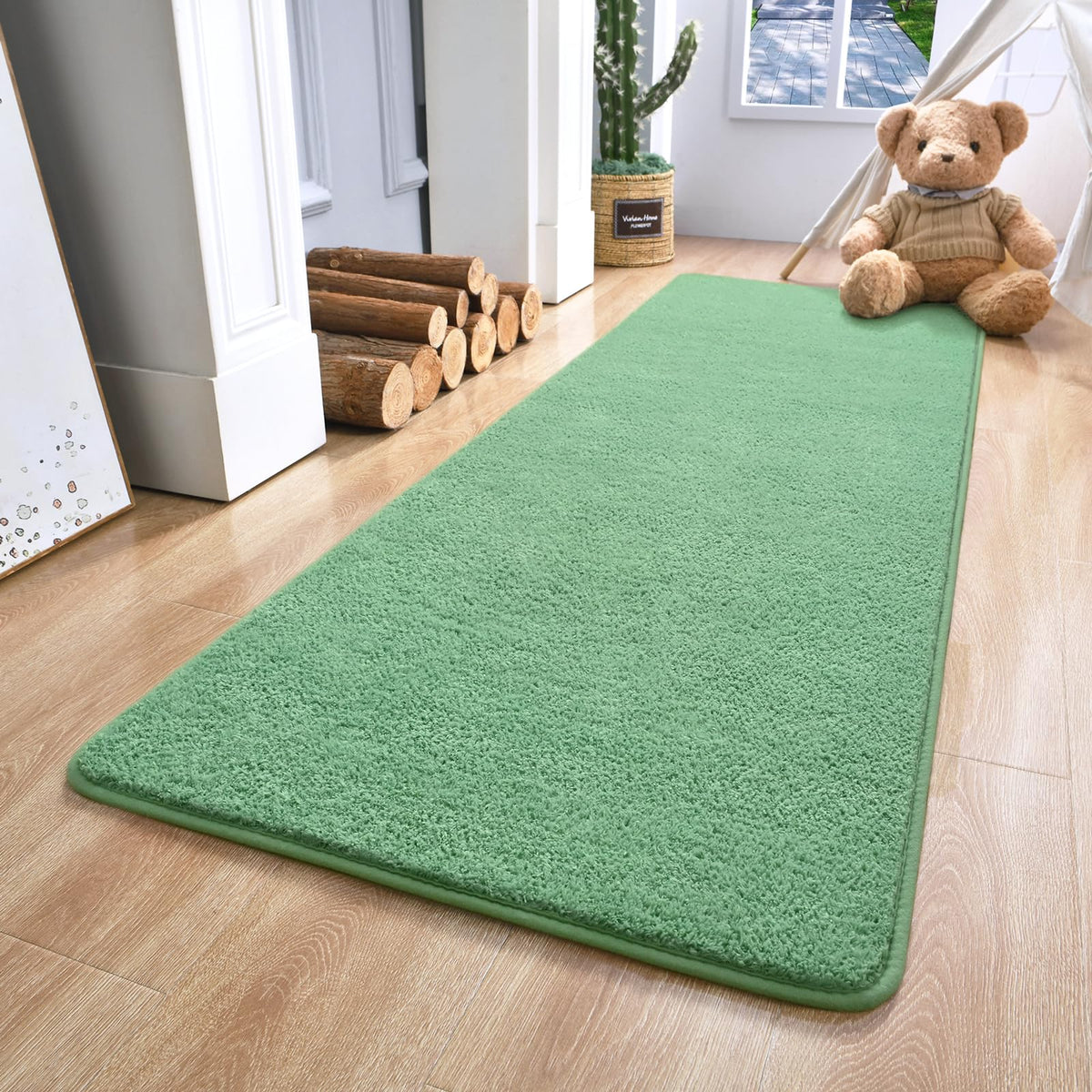 Keeko 2x4 Area Rugs for Living Room,Soft Washable Memory Foam Bedroom Rug