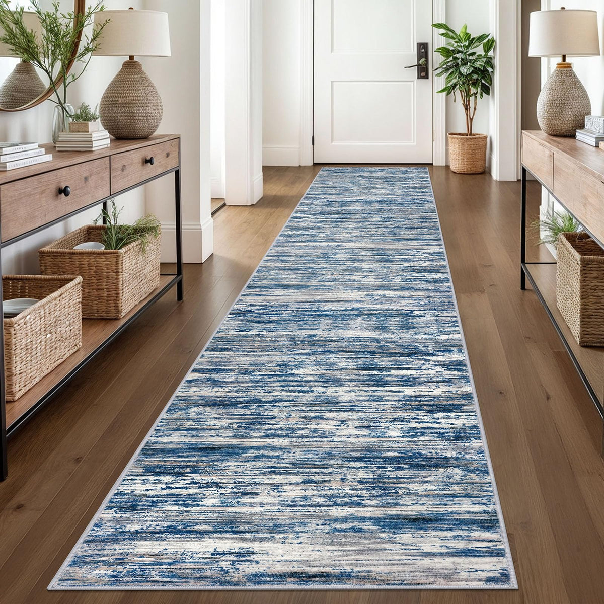 SIILOOM 3x5 Washable Area Rug Non Slip Door Mat Indoor for Entryway Bedside