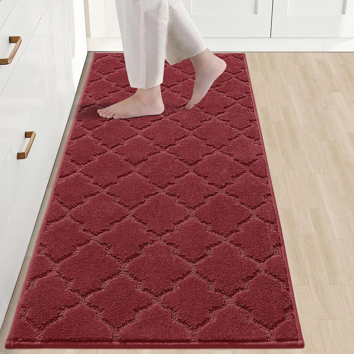 COSY HOMEER Soft Kitchen Floor Mats and Rugs Non Slip 20"x59",Dark Grey
