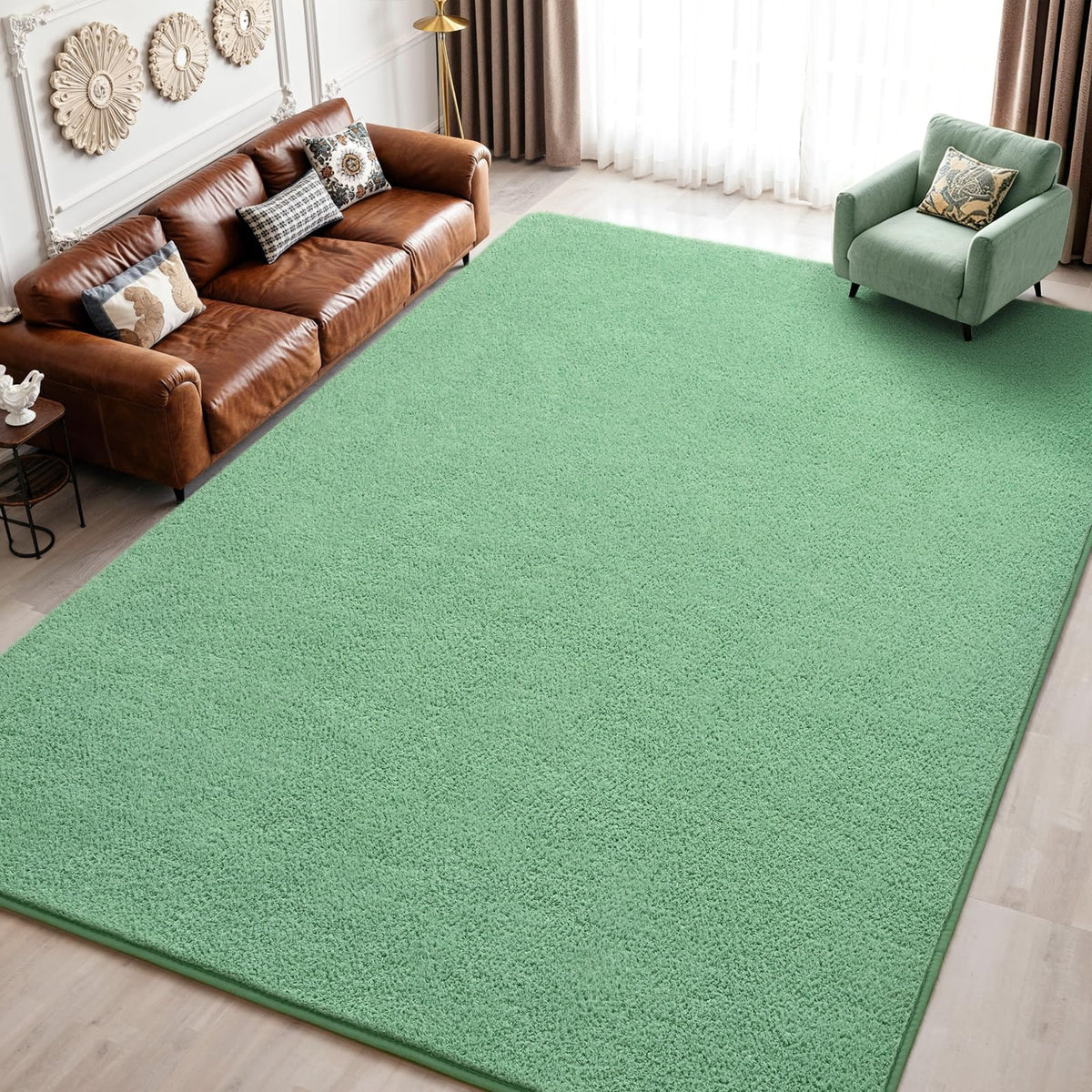 Keeko 2x4 Area Rugs for Living Room,Soft Washable Memory Foam Bedroom Rug
