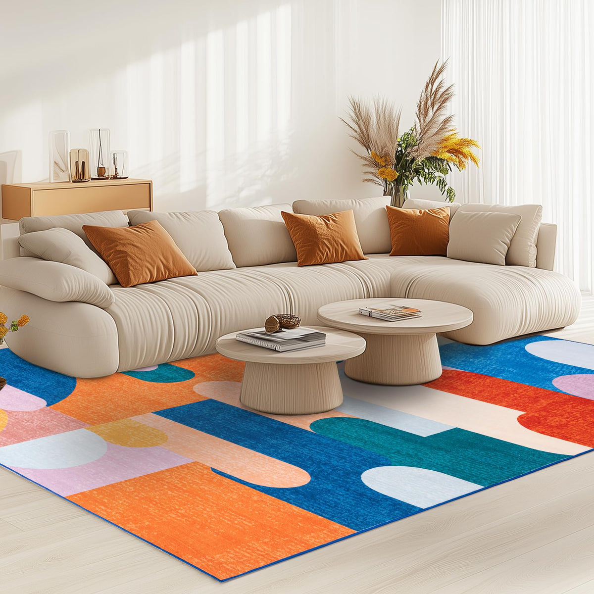 Ompaa 2x6 Rug Runners for Hallways Kitchen Runner Rug Non Slip Washable Grey Long Runner Rugs with Rubber Backing Soft Abstract Carpet Runner for Hallways, Kitchen, Bedroom, Bathroom, Entryway