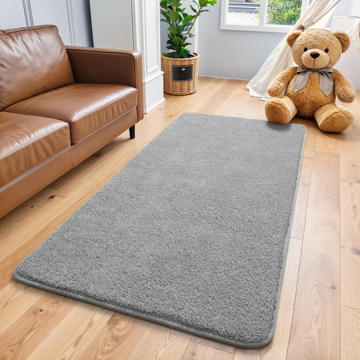 Keeko 2x4 Area Rugs for Living Room,Soft Washable Memory Foam Bedroom Rug