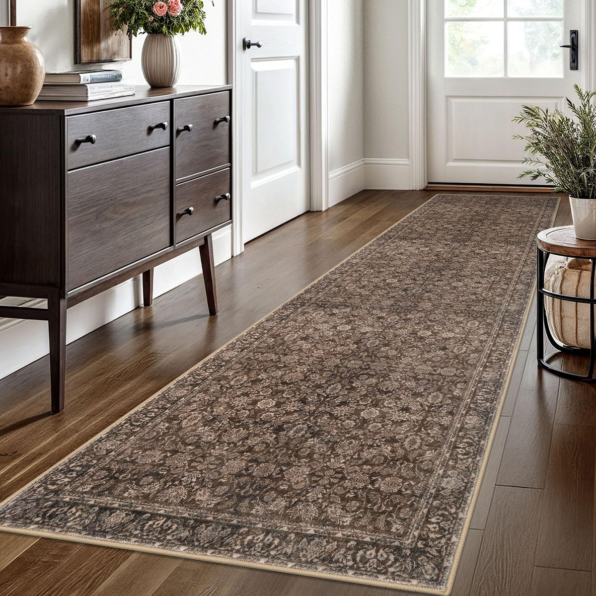 SIILOOM 2x3 Small Washable Area Rug Entryway Door Mat Indoor Kitchen Runner