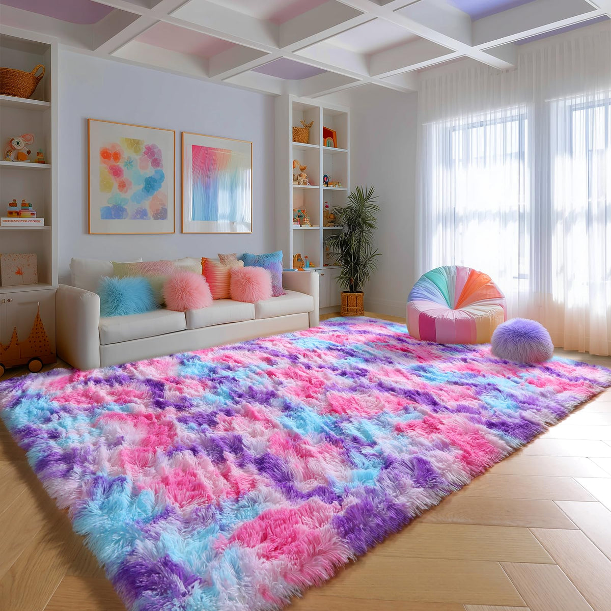 Super Soft Runner Rugs For Hallway 2x6 Ft,Grey Rug Home Decor Aesthetic