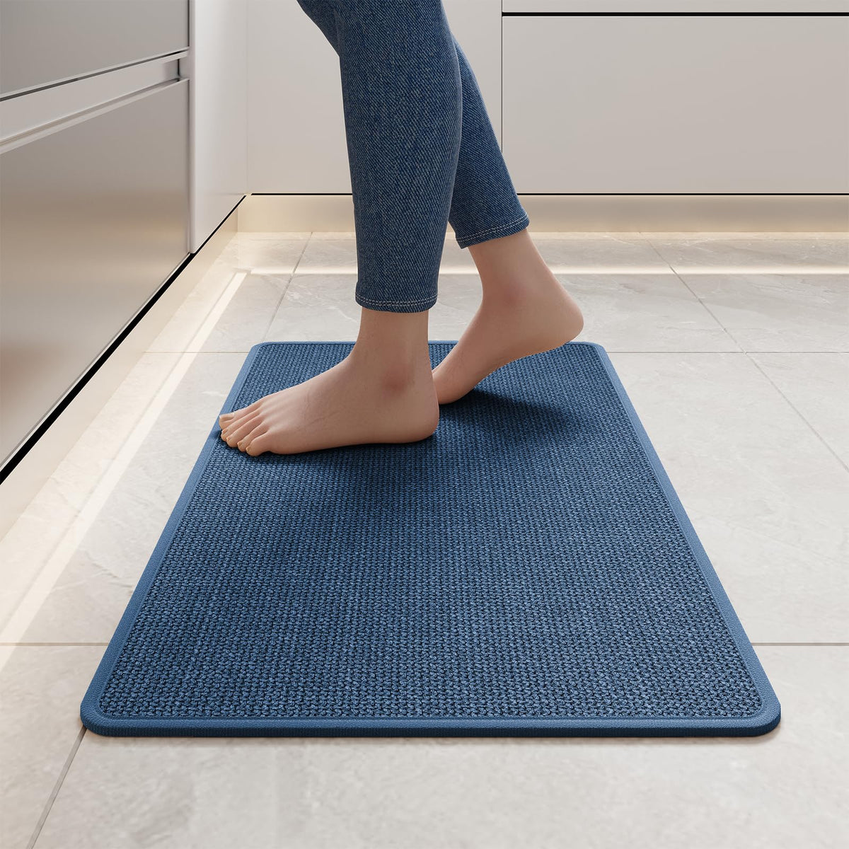YDKGL Kitchen Rugs Kitchen Mats for Floor Non Slip Washable Brown 17"x30"