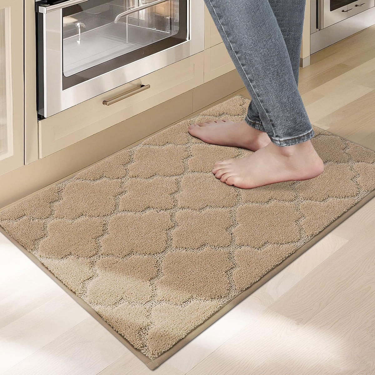 COSY HOMEER Soft Kitchen Floor Mats and Rugs Non Slip 20"x59",Dark Grey