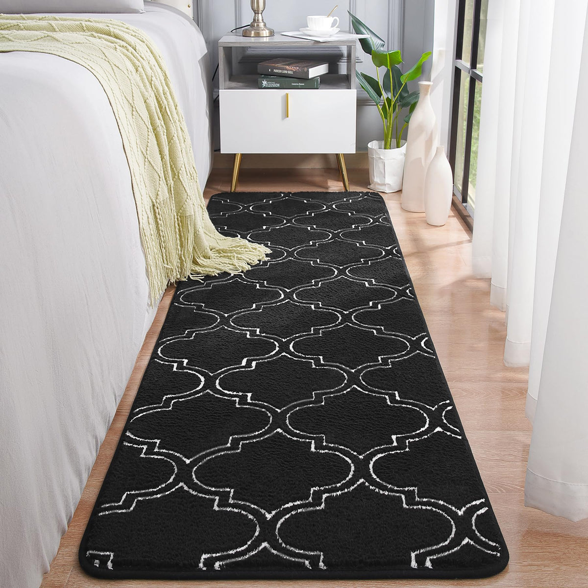 Chicrug Memory Foam 2x6 Runner Rugs for Hallway Entryway Bedroom
