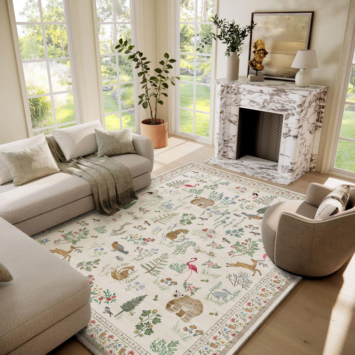 Machine Washable Small Rugs for Entryway: Door Mat Indoor Entrance 2x3 Throw Rug Non-Slip Low Pile Soft Kitchen Rugs for Front Door Indoor Entrance Entry Bedside Kids Room
