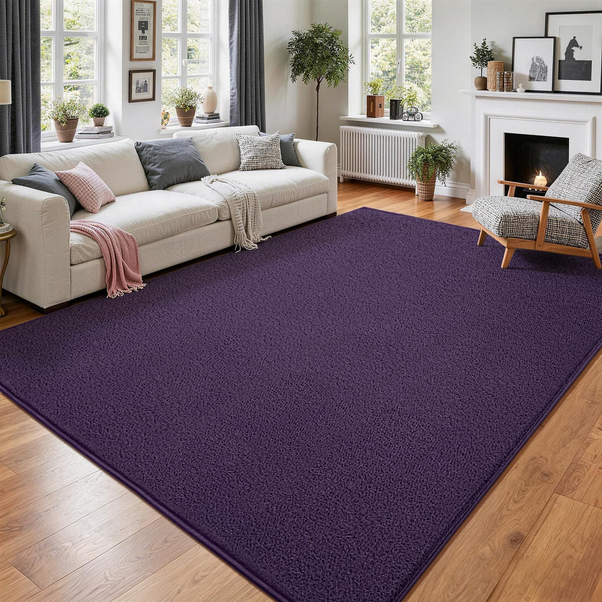 Vasofe Black Hallway Runner Rug, 2x6 Non Slip Runners, Washable Bedroom Rug