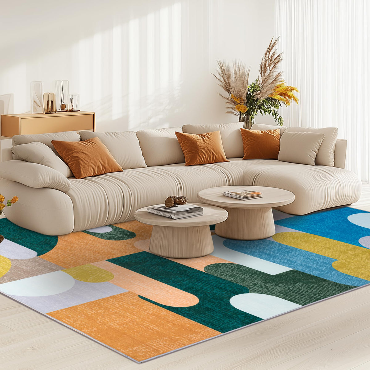 Ompaa 2x6 Rug Runners for Hallways Kitchen Runner Rug Non Slip Washable Grey Long Runner Rugs with Rubber Backing Soft Abstract Carpet Runner for Hallways, Kitchen, Bedroom, Bathroom, Entryway