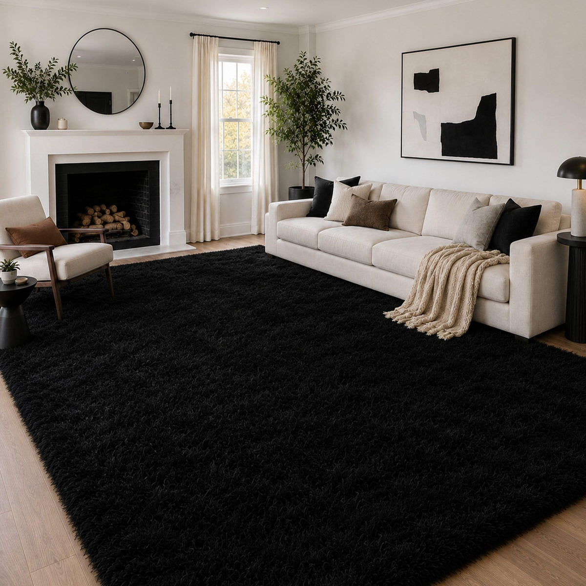 Baby Pink Fluffy Area Rug, Soft Washable, 2x5 Ft for Bedside