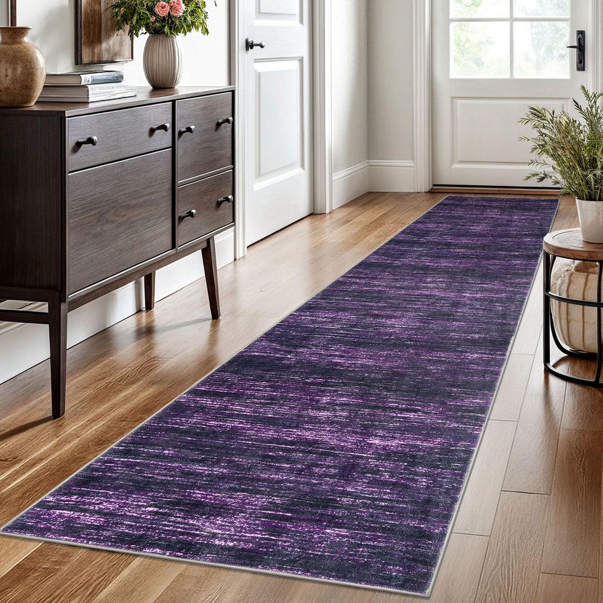 SIILOOM 3x5 Washable Area Rug Non Slip Door Mat Indoor for Entryway Bedside