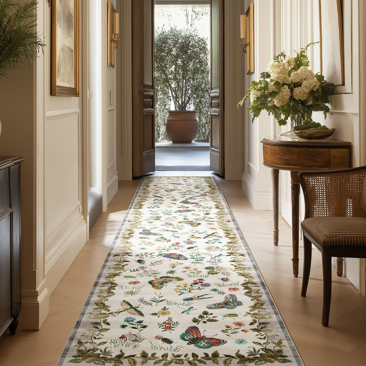 Machine Washable Small Rugs for Entryway: Door Mat Indoor Entrance 2x3 Throw Rug Non-Slip Low Pile Soft Kitchen Rugs for Front Door Indoor Entrance Entry Bedside Kids Room