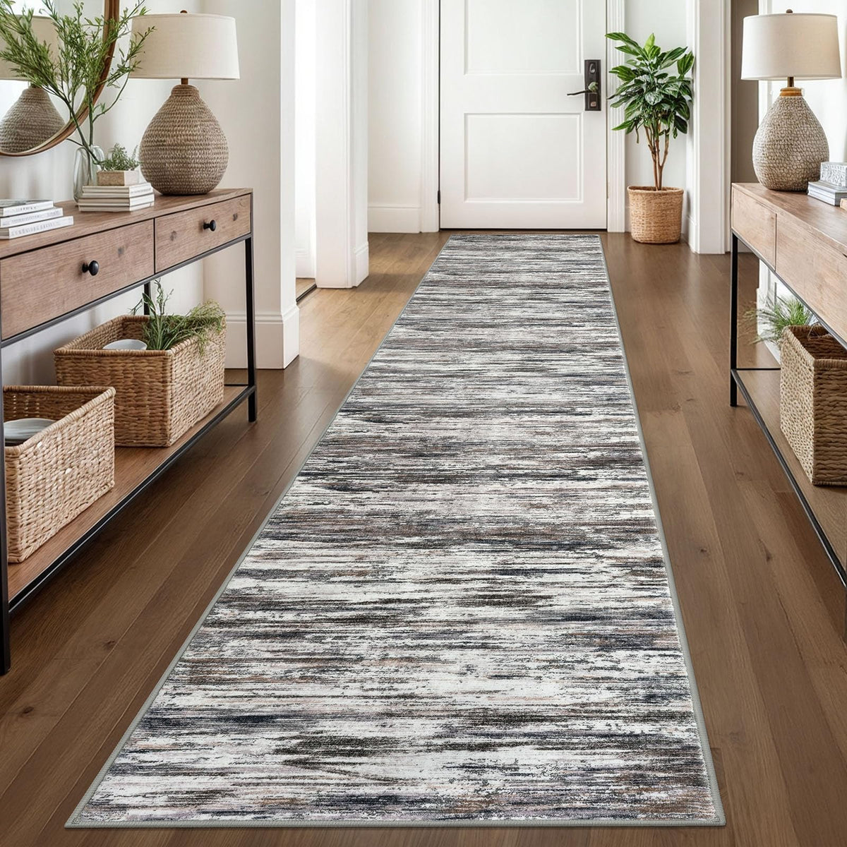 SIILOOM 3x5 Washable Area Rug Non Slip Door Mat Indoor for Entryway Bedside