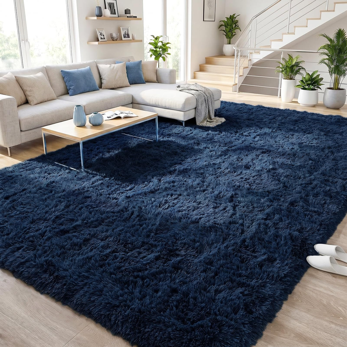 DweIke Fluffy Sage Green Runner Rugs for Bedroom, 2x6 Feet Soft Plush Long Runners for Girls Boys Kids, Non-Slip and Machine Washable Bedside Rug, Small Throw Carpet for Hallway Rooms Decor