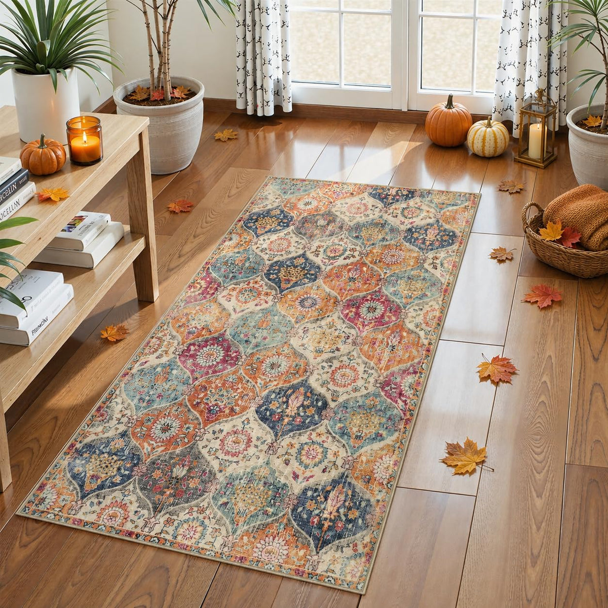 Lahome Washable Rugs for Entryway, 2x3 Kitchen Rugs Non Slip Washable