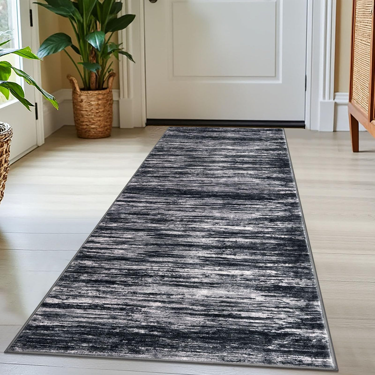 SIILOOM 3x5 Washable Area Rug Non Slip Door Mat Indoor for Entryway Bedside