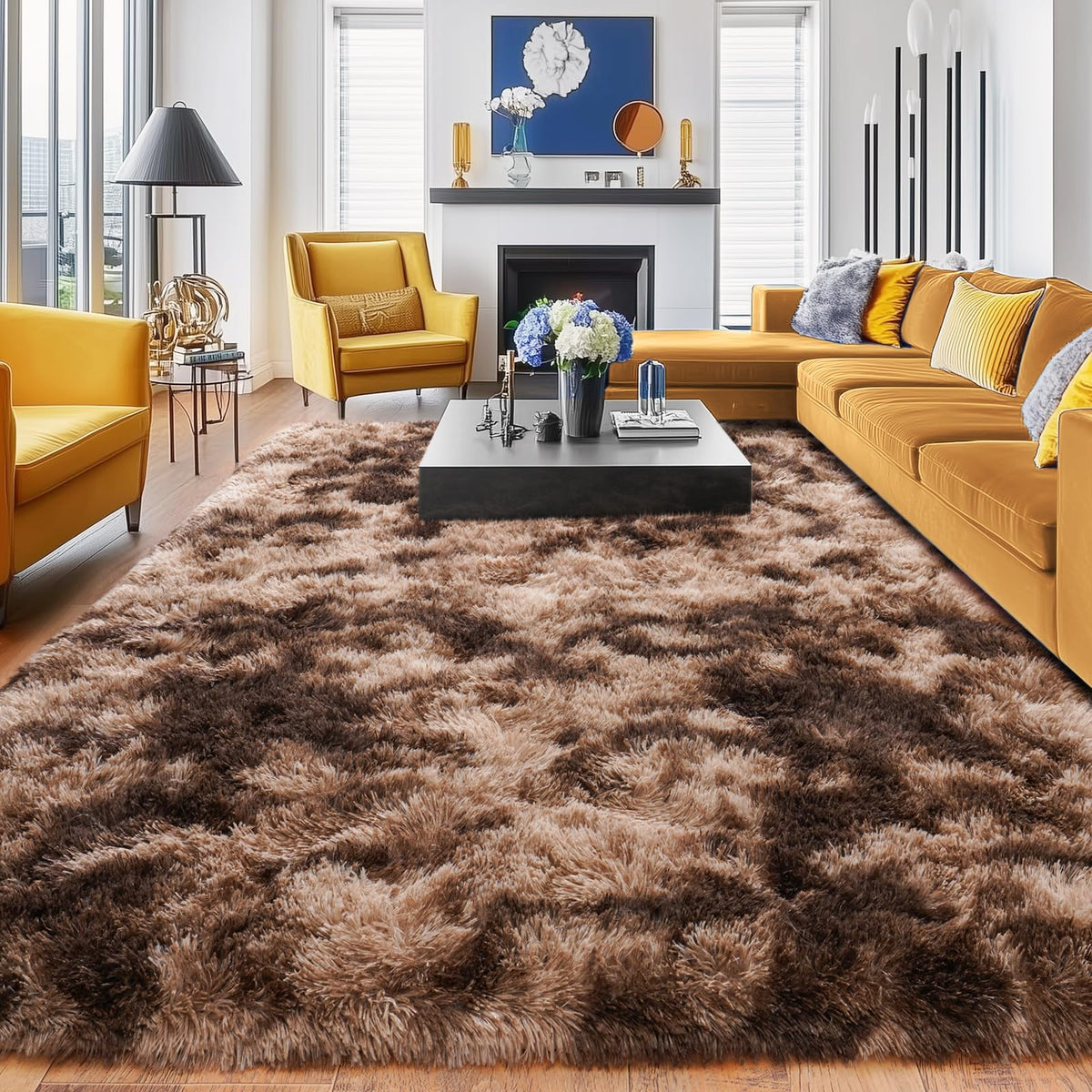 Small Black Area Rug, 2x3 Rug for Bedroom Shaggy Throw Rugs for Dorm Rug, Soft Shag Carpet for Kids Room, Plush Comfy Fluffy Bedside Rug for Home Decor Aesthetic