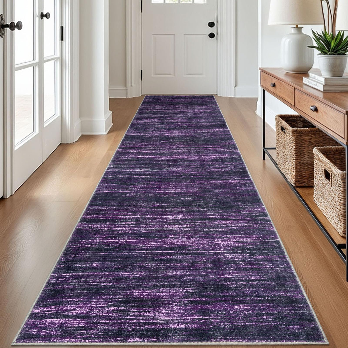SIILOOM 3x5 Washable Area Rug Non Slip Door Mat Indoor for Entryway Bedside