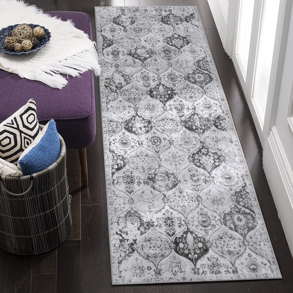 Lahome Washable Rugs for Entryway, 2x3 Kitchen Rugs Non Slip Washable