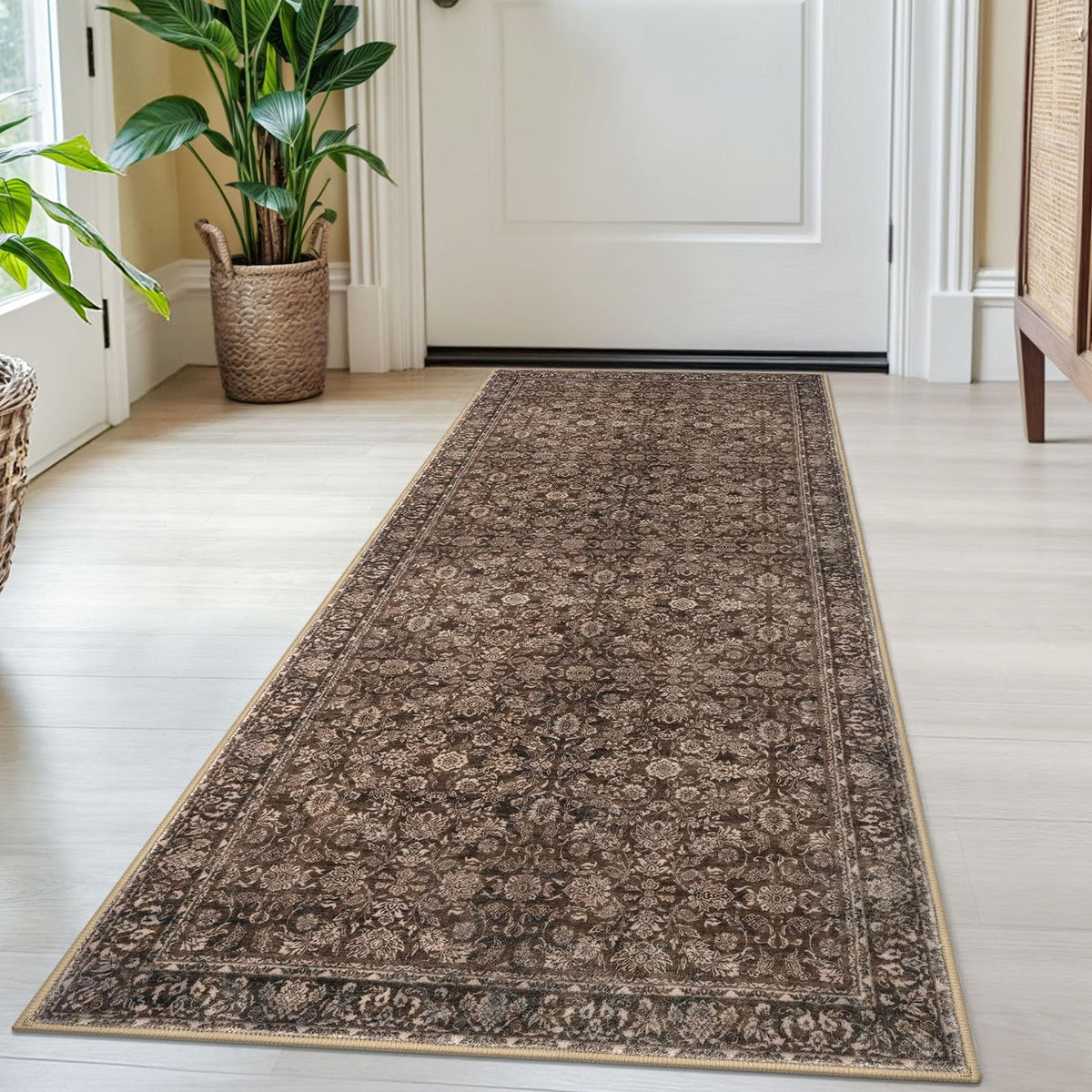 SIILOOM 2x3 Small Washable Area Rug Entryway Door Mat Indoor Kitchen Runner