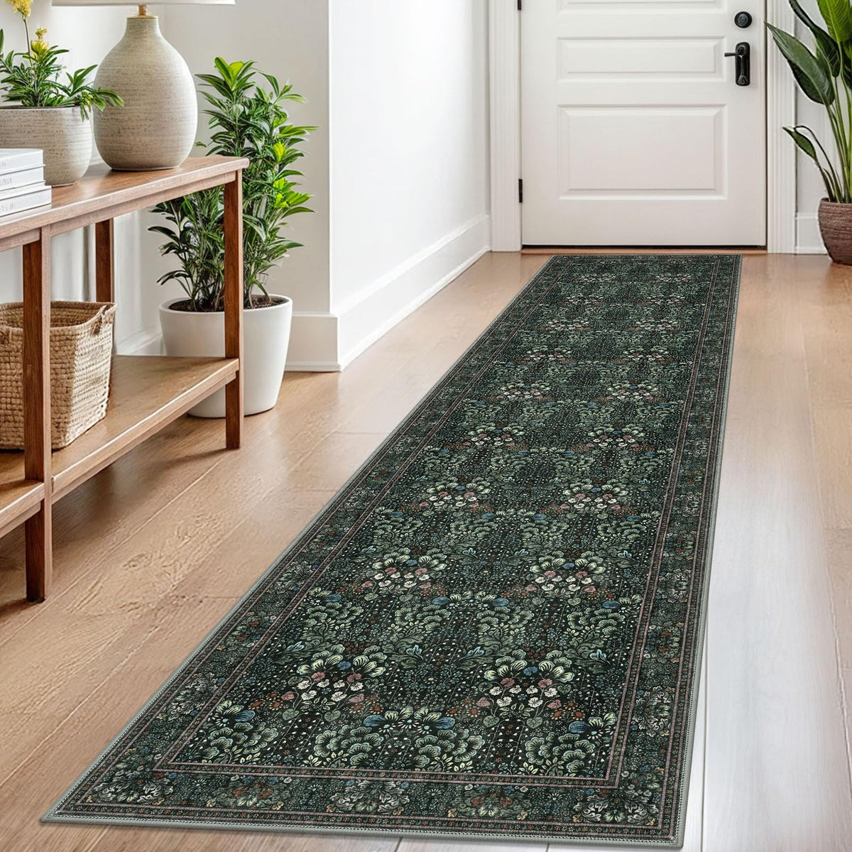 SIILOOM 2x3 Small Washable Area Rug Entryway Door Mat Indoor Kitchen Runner
