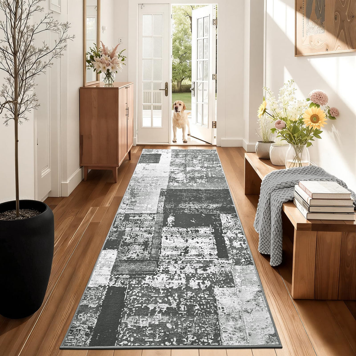 LOCHAS Washable Runner Rugs for Hallway 2x6, Non Slip Entryway Rug Runners