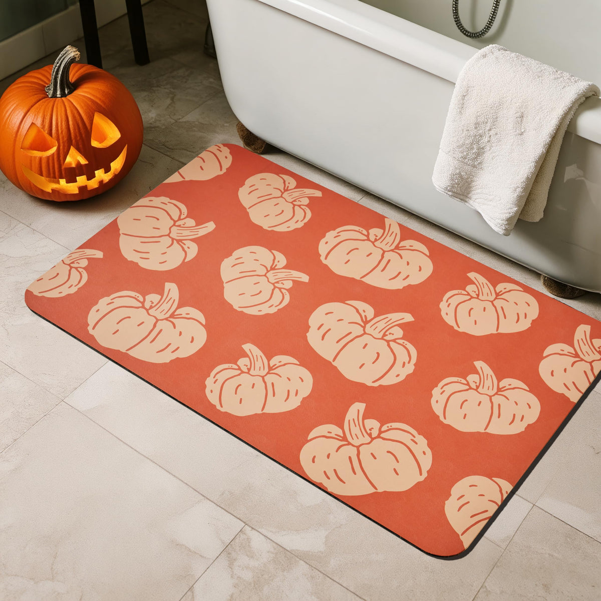 TYUU Thin Bath Mat, Small Bathroom Rugs Non Slip Washable, 16x24 Dark Grey