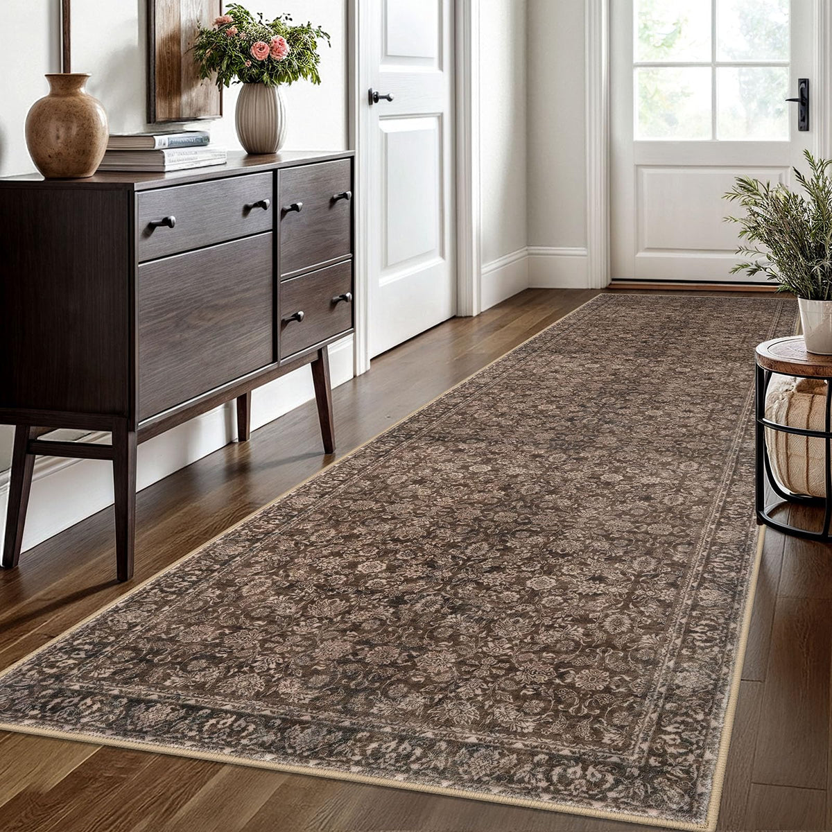 SIILOOM 2x3 Small Washable Area Rug Entryway Door Mat Indoor Kitchen Runner