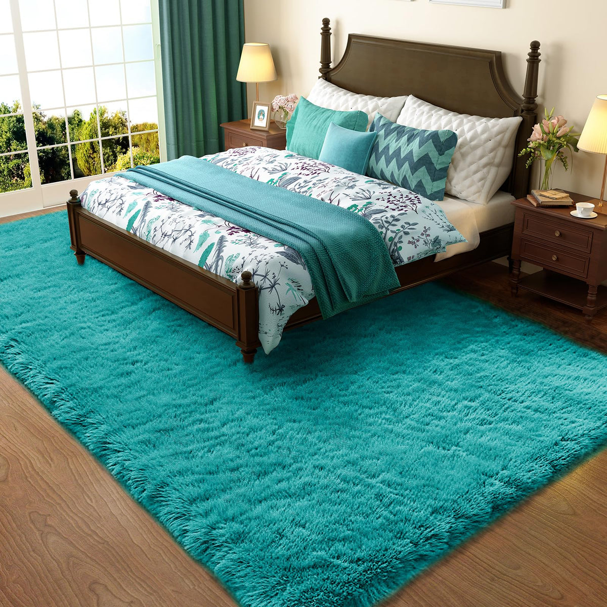 Ophanie Small Rug Upgrade Non Slip Throw Bedside Area Rugs, Fluffy Soft Grey Mini Bedroom Carpet, Affordable Door Entryway Indoor Inside Front Entrance Dog 2x3 Mat, Home Decor Aesthetic, Nursery