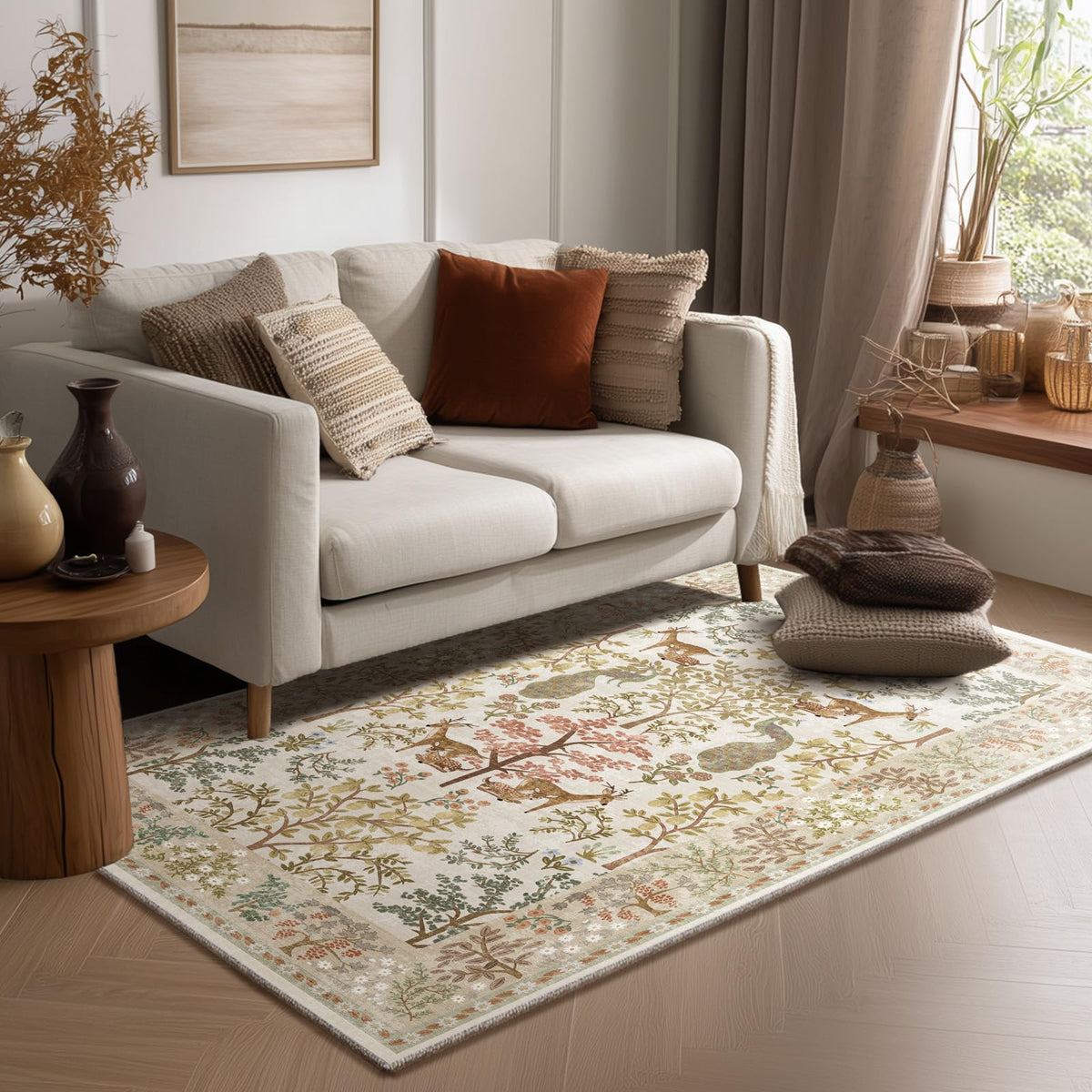 Machine Washable Small Rugs for Entryway: Door Mat Indoor Entrance 2x3 Throw Rug Non-Slip Low Pile Soft Kitchen Rugs for Front Door Indoor Entrance Entry Bedside Kids Room