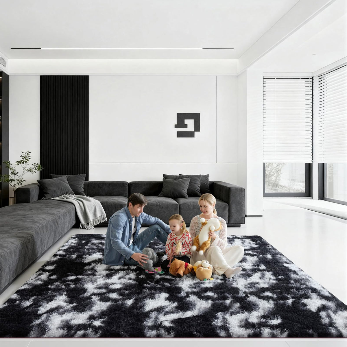 Pink Rug for Bedroom, 2x3 Small Fluffy Area Rugs for Living Room
