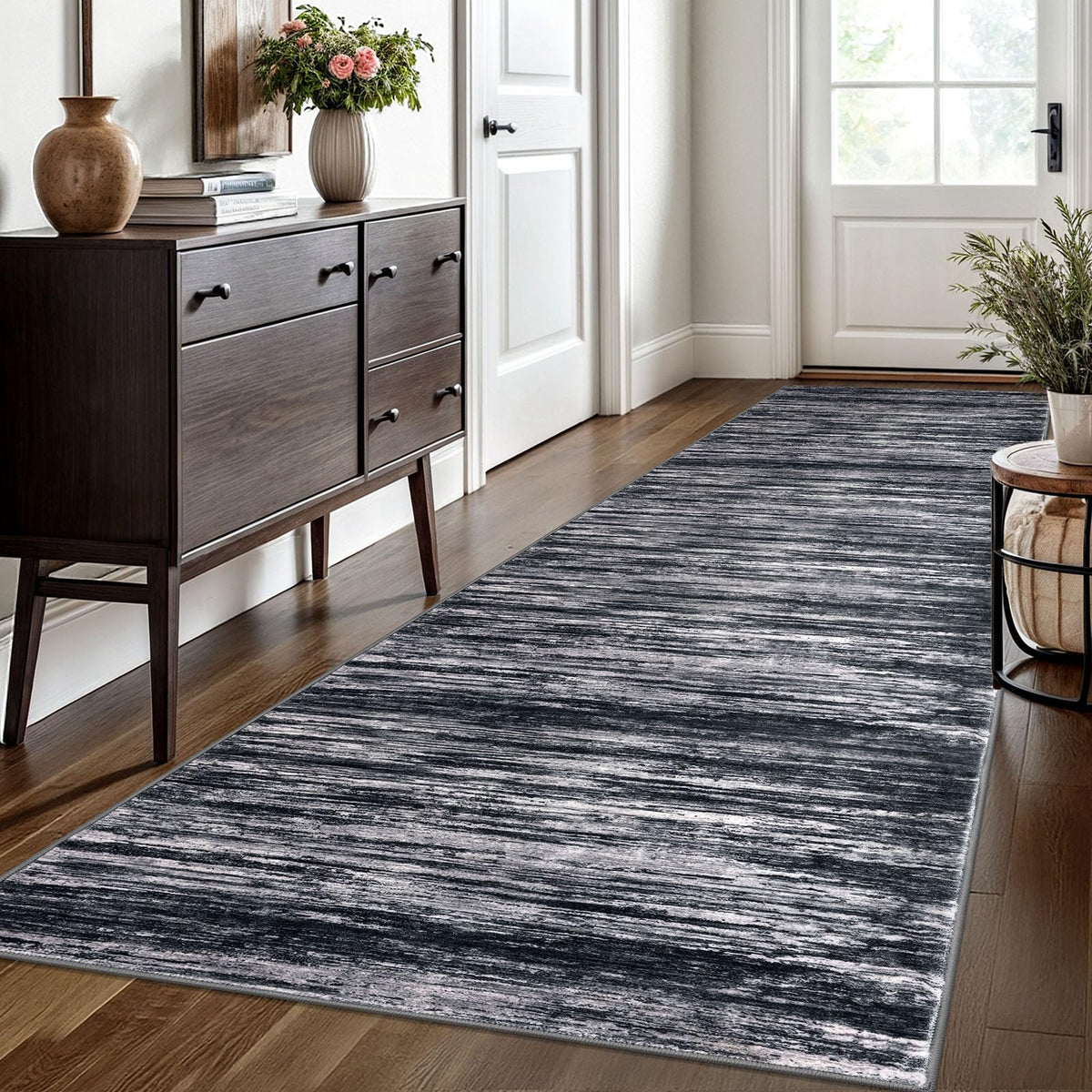 SIILOOM 3x5 Washable Area Rug Non Slip Door Mat Indoor for Entryway Bedside