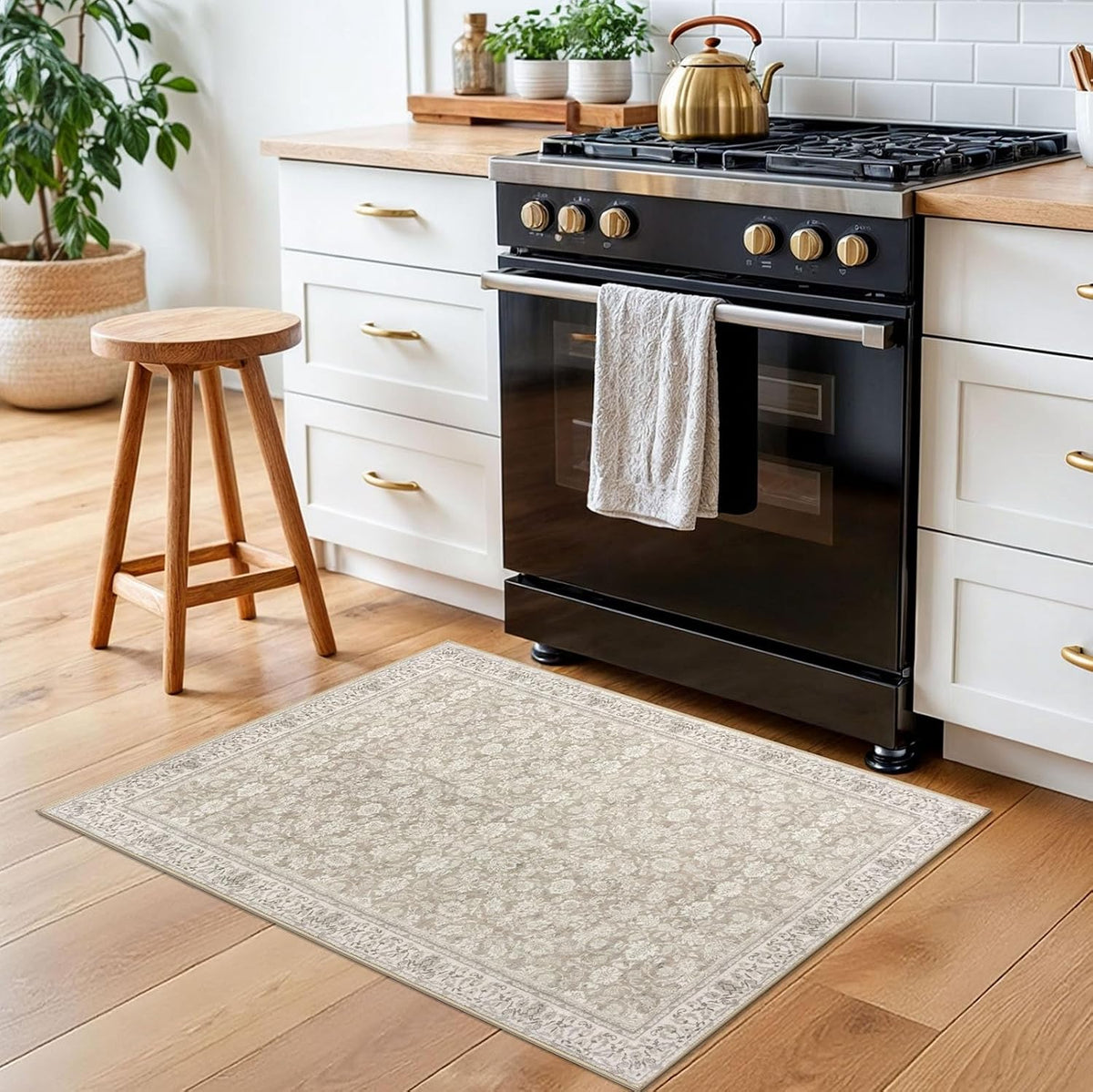 SIILOOM 2x3 Small Washable Area Rug Entryway Door Mat Indoor Kitchen Runner