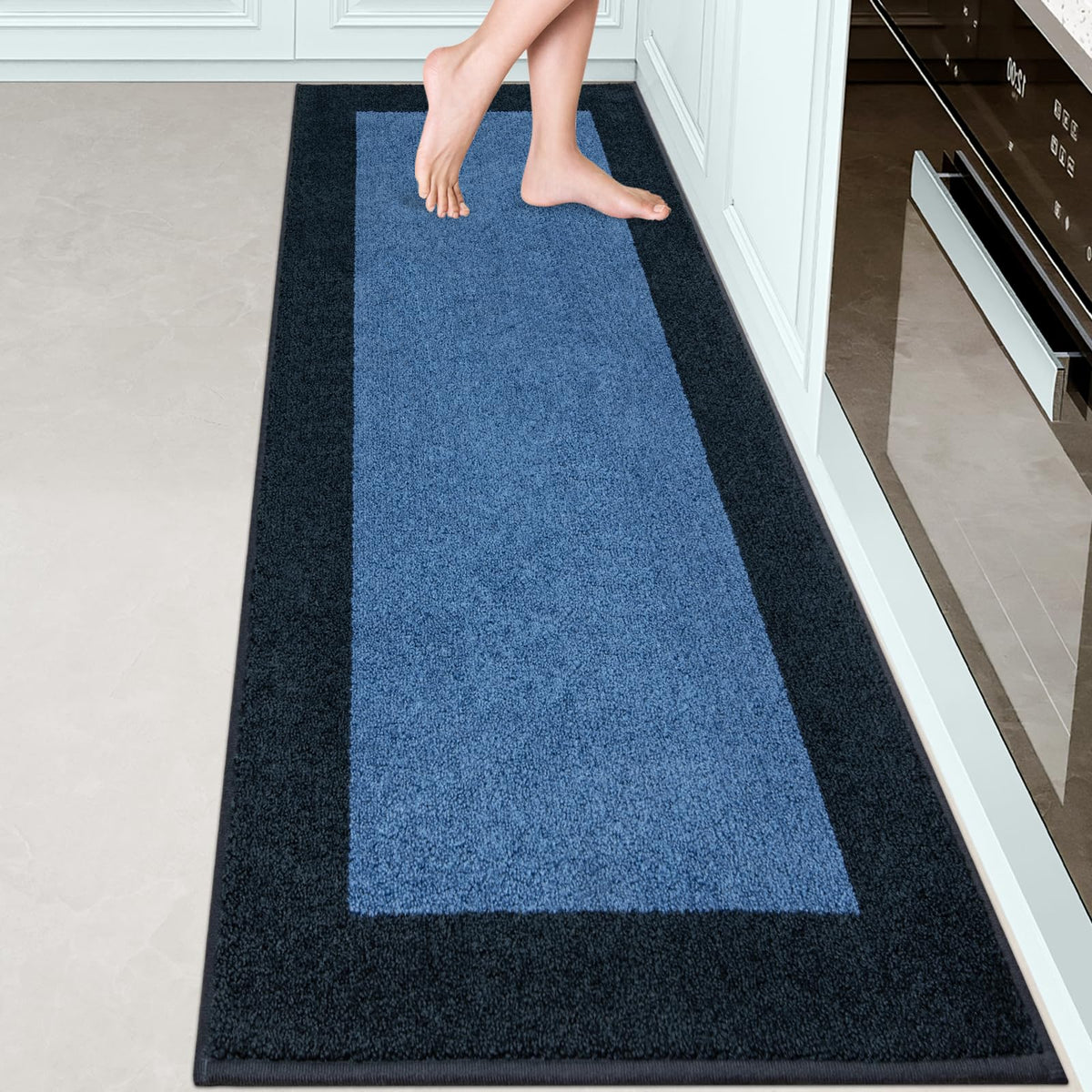 Runner Rug 32" x 72", Kitchen Rug for Hallway, Door, Roll Packing