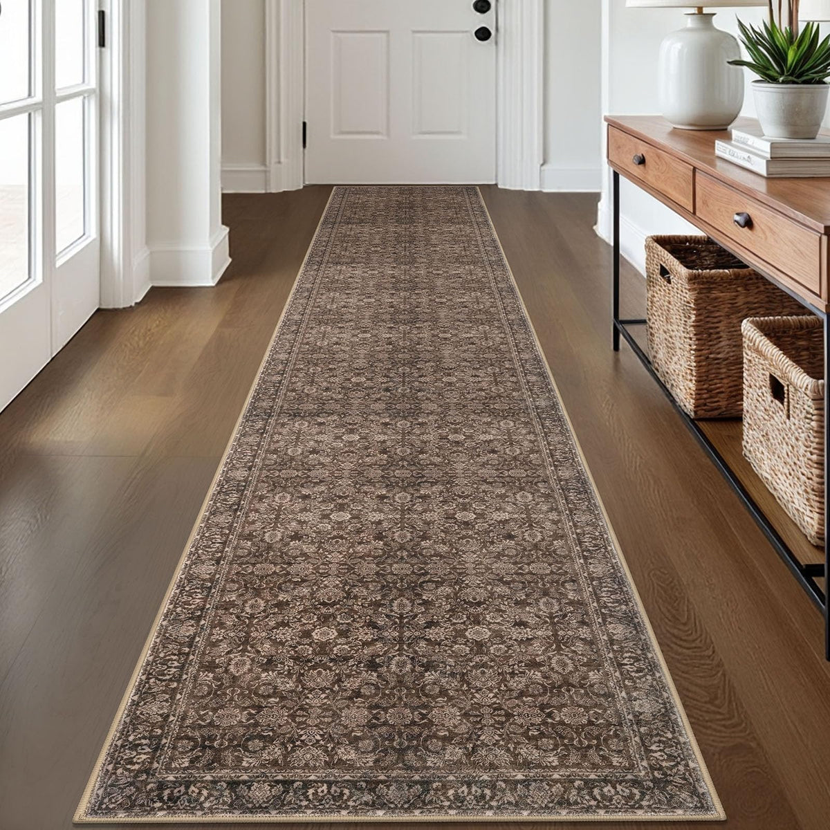 SIILOOM 2x3 Small Washable Area Rug Entryway Door Mat Indoor Kitchen Runner
