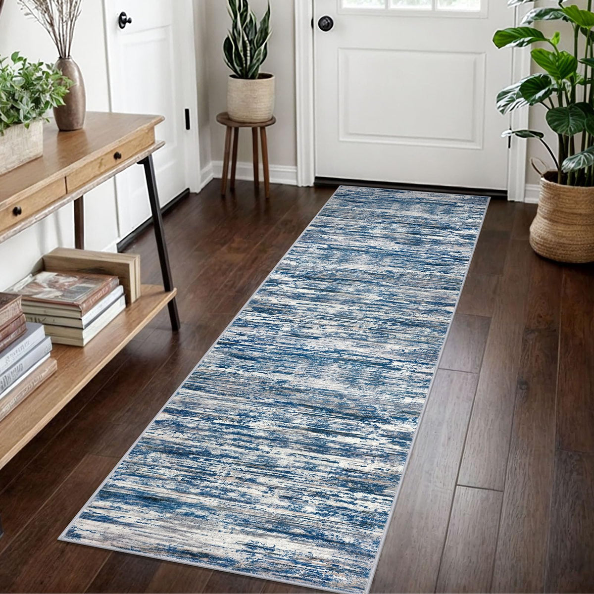 SIILOOM 3x5 Washable Area Rug Non Slip Door Mat Indoor for Entryway Bedside
