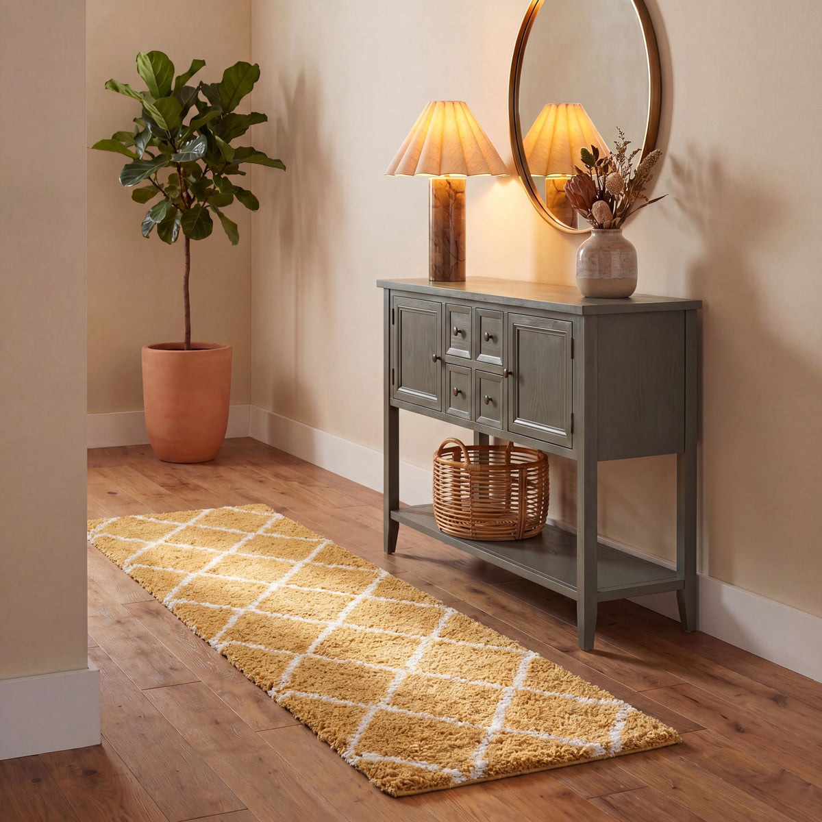 SAFAVIEH Hudson Shag Accent Rug 2'x3', Soft Distressed Grey & Ivory SGH281K