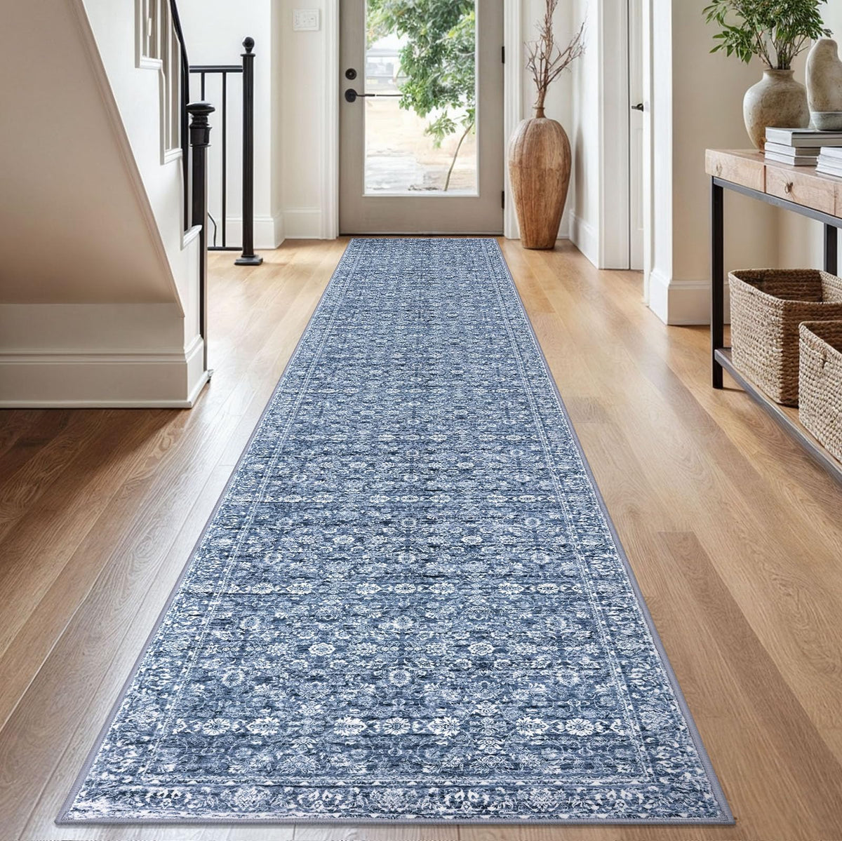 SIILOOM 2x3 Small Washable Area Rug Entryway Door Mat Indoor Kitchen Runner