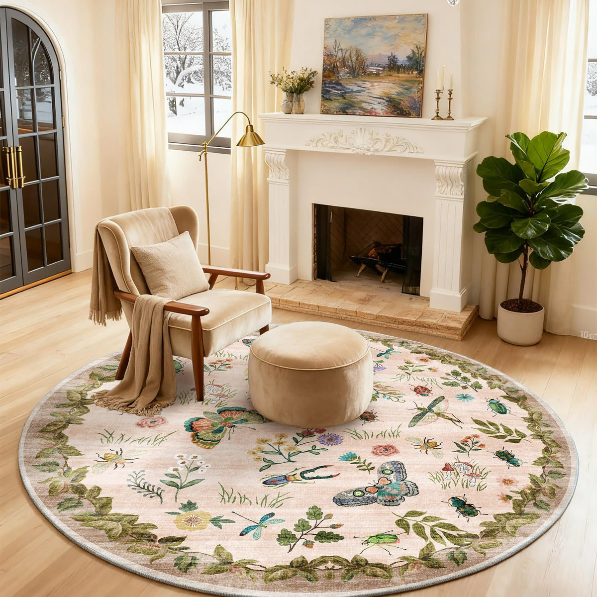 Machine Washable Small Rugs for Entryway: Door Mat Indoor Entrance 2x3 Throw Rug Non-Slip Low Pile Soft Kitchen Rugs for Front Door Indoor Entrance Entry Bedside Kids Room