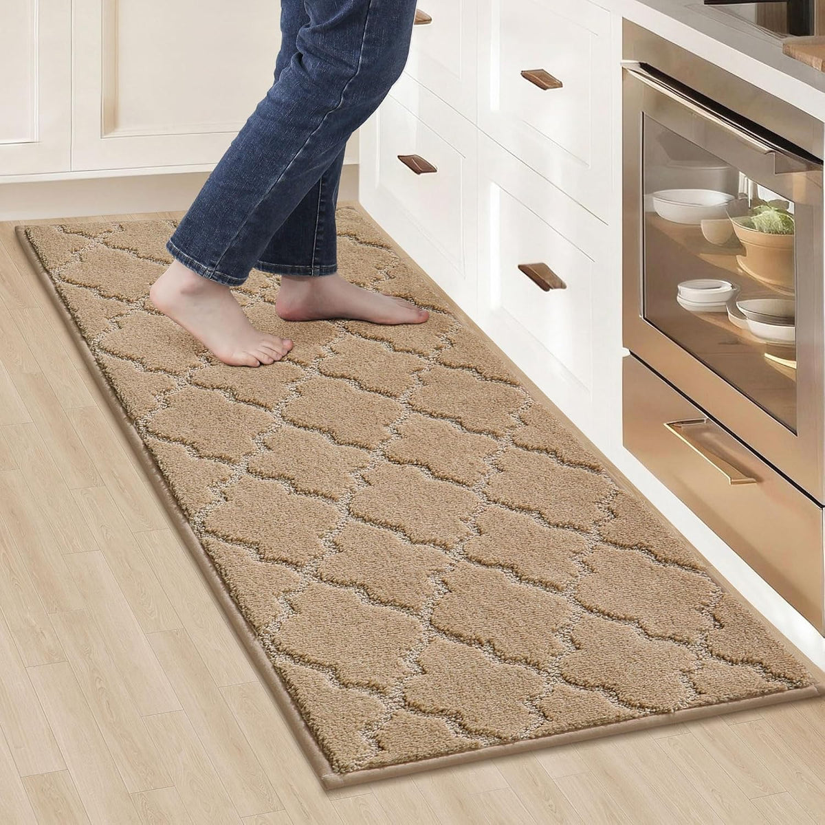 COSY HOMEER Soft Kitchen Floor Mats and Rugs Non Slip 20"x59",Dark Grey