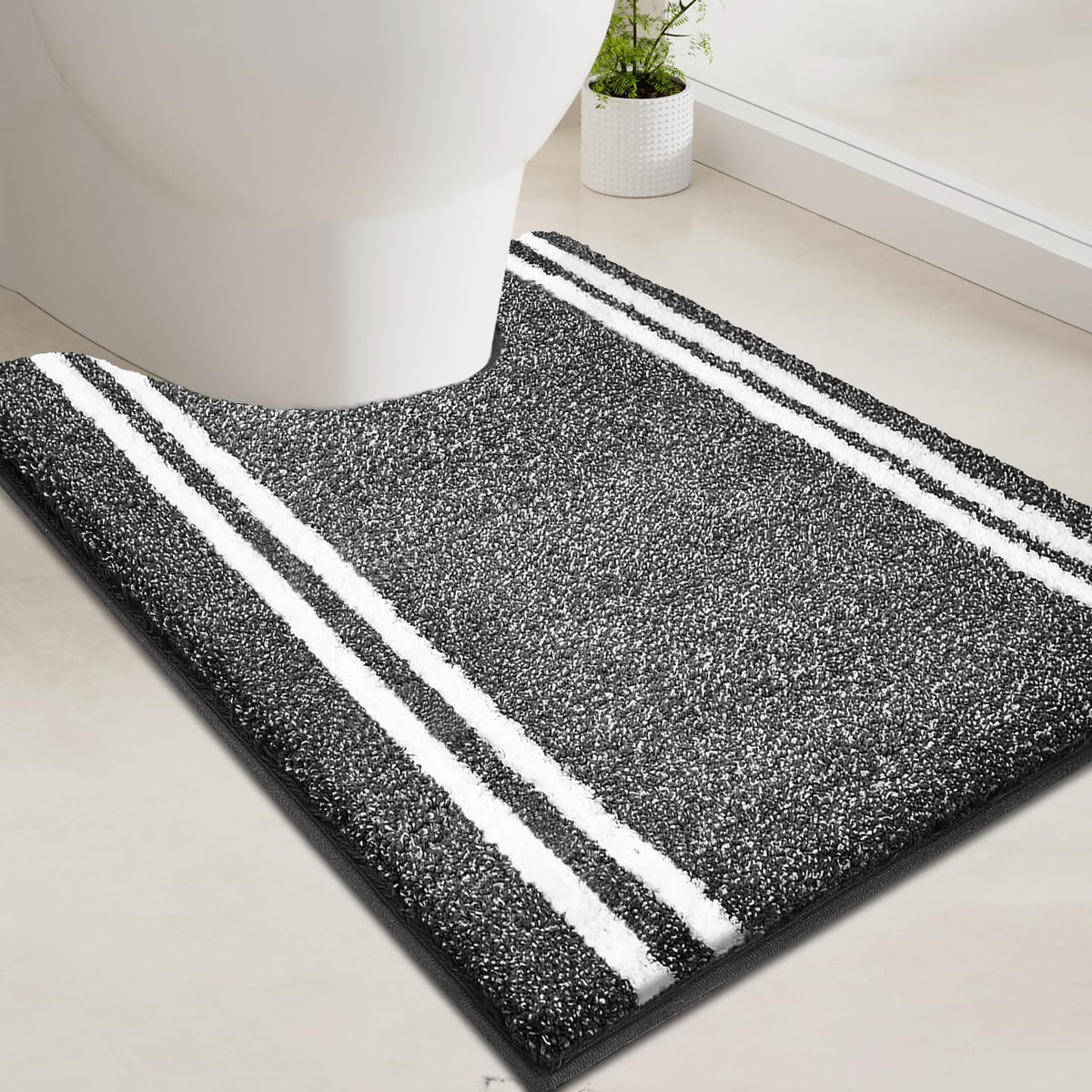 PURRUGS Bathroom Rug, Bath Mat, 20" x 30", Beige