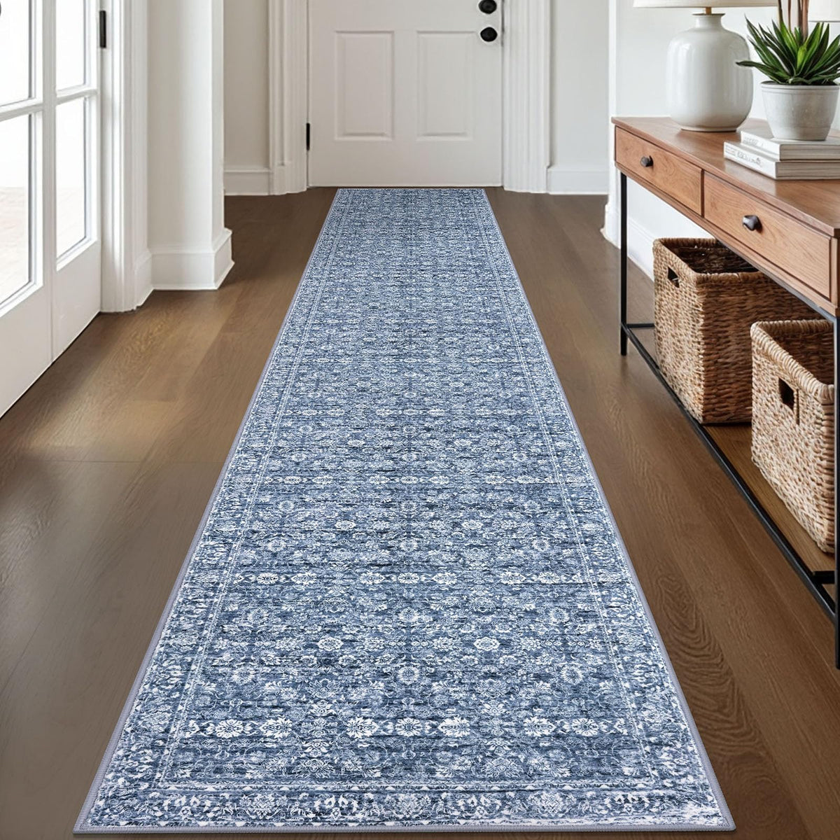 SIILOOM 2x3 Small Washable Area Rug Entryway Door Mat Indoor Kitchen Runner