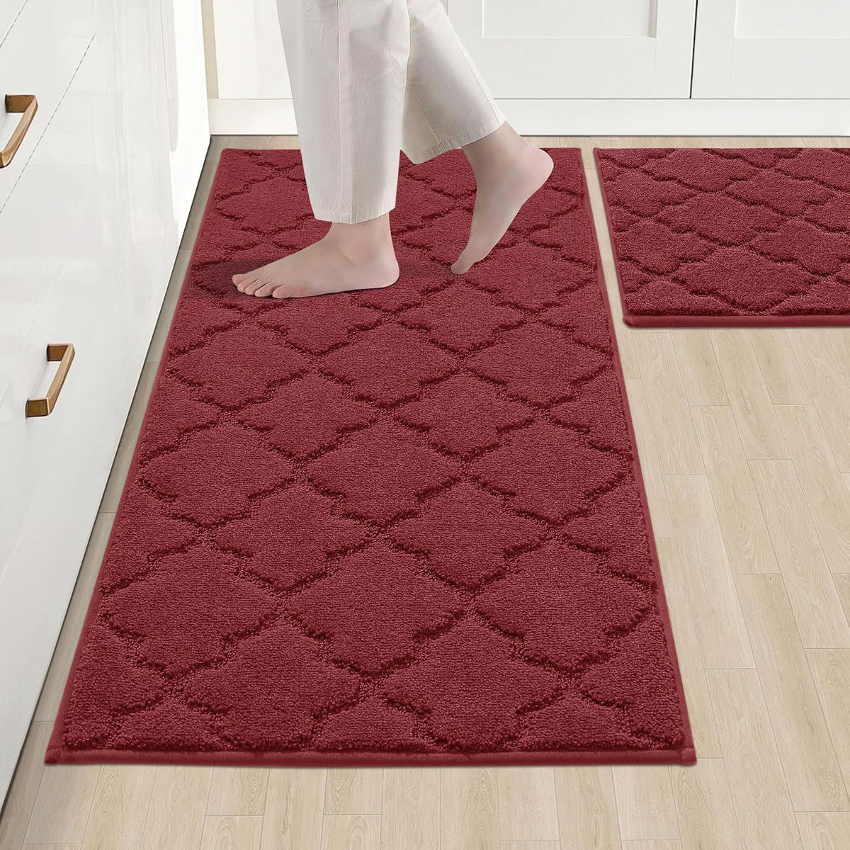 COSY HOMEER Soft Kitchen Floor Mats and Rugs Non Slip 20"x59",Dark Grey