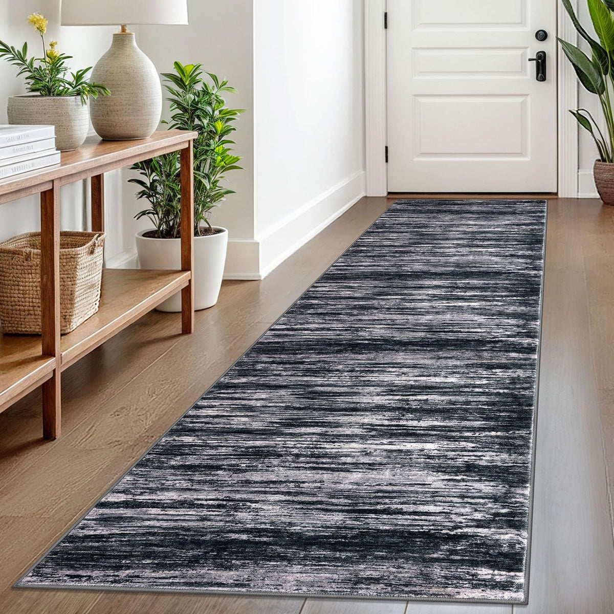 SIILOOM 3x5 Washable Area Rug Non Slip Door Mat Indoor for Entryway Bedside