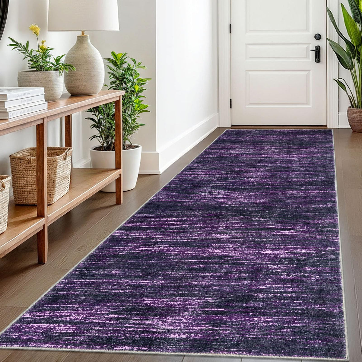 SIILOOM 3x5 Washable Area Rug Non Slip Door Mat Indoor for Entryway Bedside