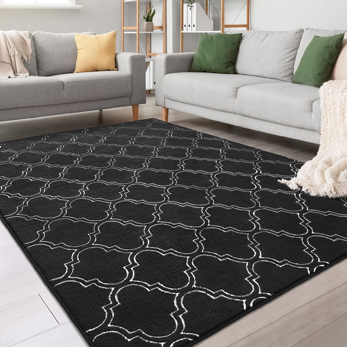 Chicrug Memory Foam 2x6 Runner Rugs for Hallway Entryway Bedroom
