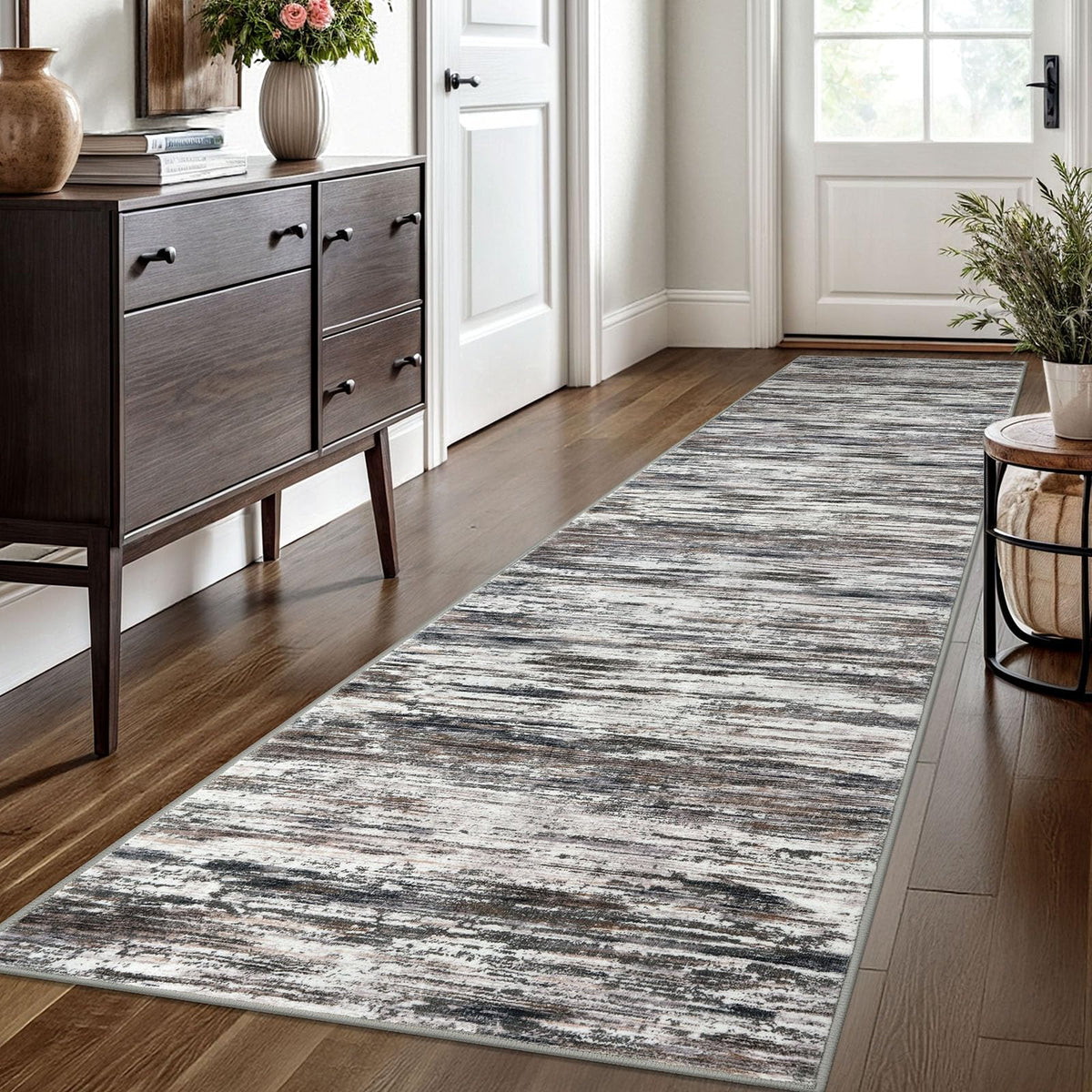 SIILOOM 3x5 Washable Area Rug Non Slip Door Mat Indoor for Entryway Bedside