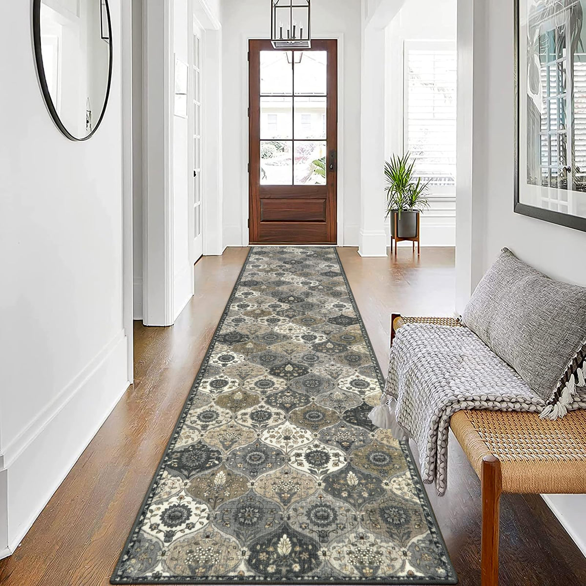 Lahome Washable Rugs for Entryway, 2x3 Kitchen Rugs Non Slip Washable