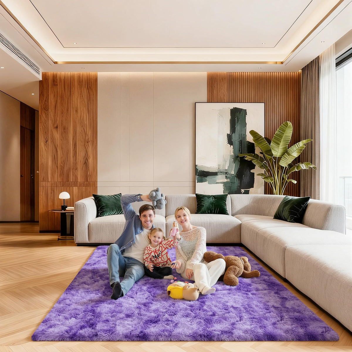 Pink Rug for Bedroom, 2x3 Small Fluffy Area Rugs for Living Room